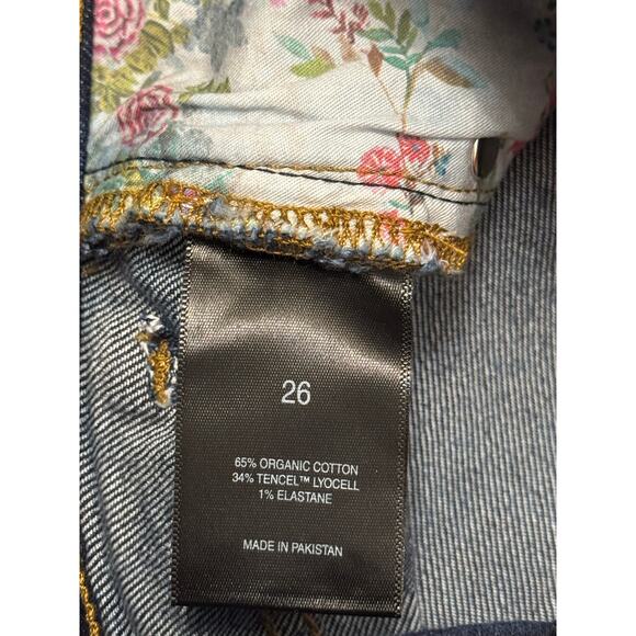 NWT Johnny Was Marseille Baby Boot Jeans Marcheeta Women's 26 - Picture 13 of 14